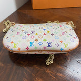 The Junco Crossbody Bag - Vintage Multicolor in White