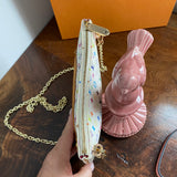The Junco Crossbody Bag - Vintage Multicolor in White