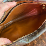 The Sparrow Crossbody - Vintage Monogram in Tan