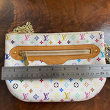 The Junco Crossbody Bag - Vintage Multicolor in White