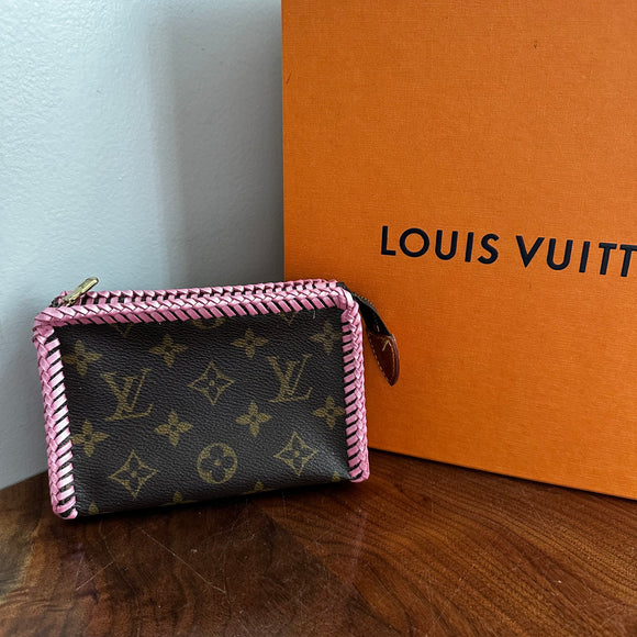 Louis Vuitton, Bags, Louisvuitton Gift Bag Wrapped In Clear Pvc Upcycled  To A Cute Useful Crossbody
