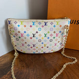 The Junco Crossbody Bag - Vintage Multicolor in White