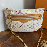 The Junco Crossbody Bag - Vintage Multicolor in White