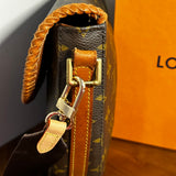 The Dove Crossbody - Vintage Monogram in Tan
