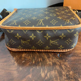The Peacock Messenger - Vintage Monogram in Tan