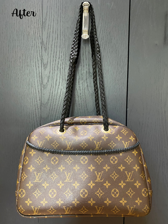 LOUIS VUITTON Bowling Vanity Deauville Monogram Hand bag