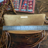 The Junco - Vintage Suede GG in Tan Crossbody