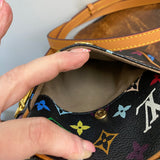 The Junco Crossbody Bag - Vintage Multicolor in Black