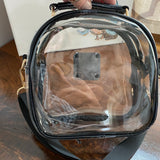 Take Me Out to the Ball Game - Black / Clear Crossbody Stadium Bag