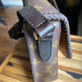 The Swift - Vintage Monogram in Chocolate Crossbody