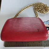 The Kinglet - Vintage Epi in Red Crossbody Bag