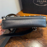 The Swan - Vintage Prada Organizer with Studs Crossbody/Wristlet