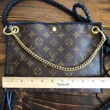 The Nuthatch - Vintage Monogram Black Crossbody