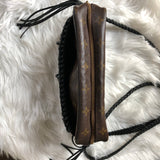 The Sparrow Crossbody Bag in Black Monogram