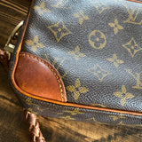 The Sparrow Crossbody Bag in Tan Monogram