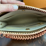 The Swan - Vintage Monogram in Vachetta Crossbody