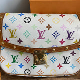The Egret - Vintage Monogram Multicolor Crossbody/Shoulder Bag
