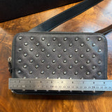 The Swan - Vintage Prada Organizer with Studs Crossbody/Wristlet