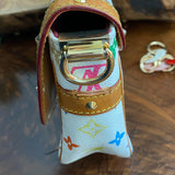 The Egret - Vintage Monogram Multicolor Crossbody/Shoulder Bag