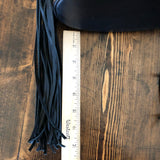 The Finch - Vintage Monogram Black Crossbody