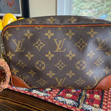 The Sparrow Crossbody Bag in Tan Monogram