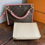 The Swan Crossbody - Vintage Monogram in Pale Pink