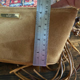 The Junco - Vintage Suede GG in Tan Crossbody