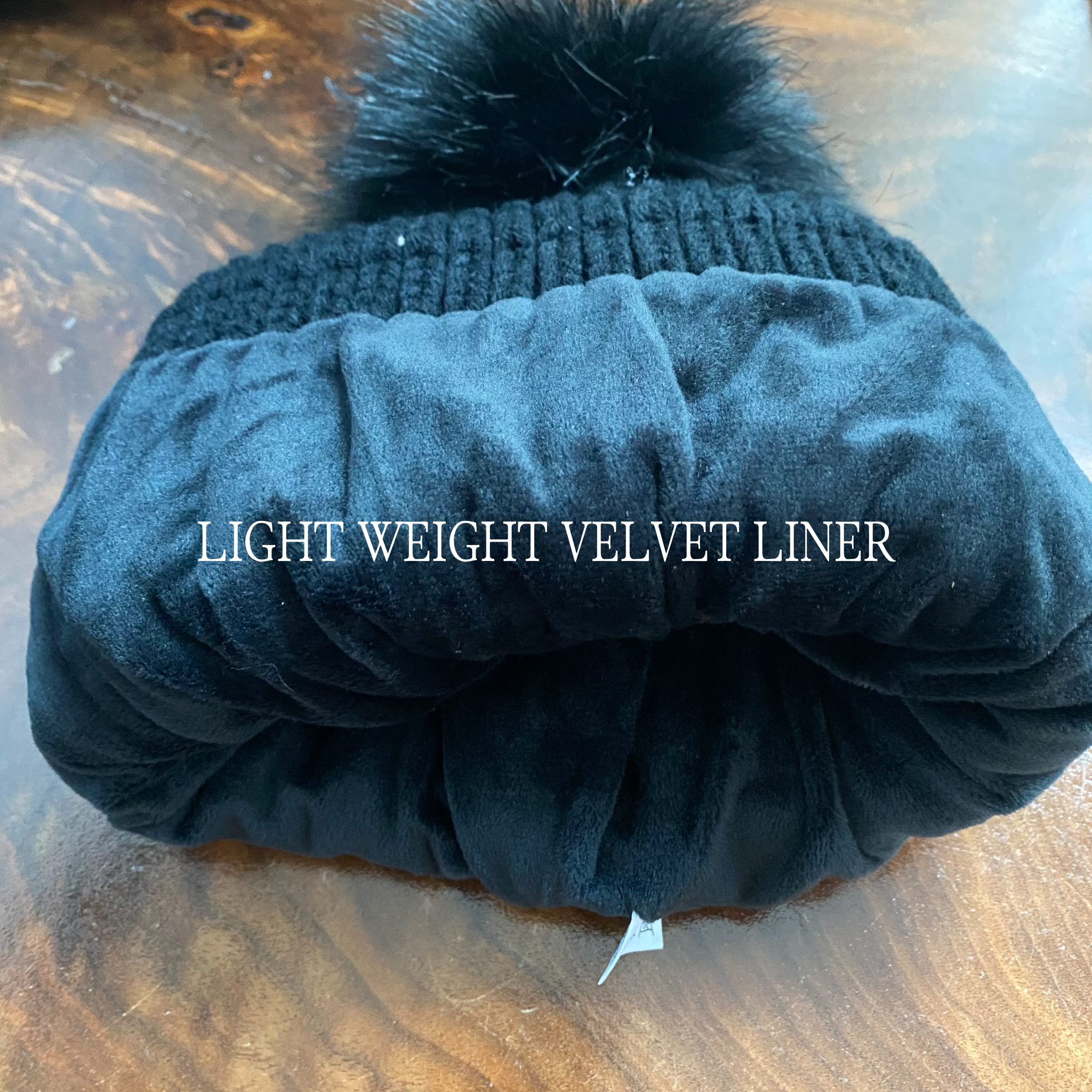 Pom-Pom Beanie Hat - Fleece and NON-Fleece Lined - LV