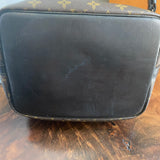 The Owl - Vintage Monogram Shoulder Bag in Black