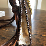 The Swan - Vintage Monogram Golden Crossbody
