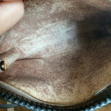 The Swan Crossbody - Vintage Monogram in Black