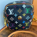 The Junco Crossbody Bag - Vintage Multicolor in Black
