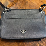 The Swan - Vintage Prada Organizer with Studs Crossbody/Wristlet