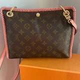 The Swan Crossbody - Vintage Monogram in Pale Pink