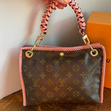 The Swan Crossbody - Vintage Monogram in Pale Pink