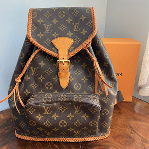 louis vuitton backpack tan