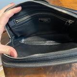 The Swan - Vintage Prada Organizer with Studs Crossbody/Wristlet