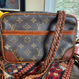 The Sparrow Crossbody Bag in Tan Monogram