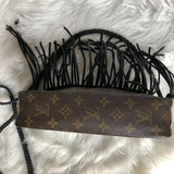 The Sparrow Crossbody Bag in Black Monogram