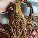 The Junco - Vintage Suede GG in Tan Crossbody