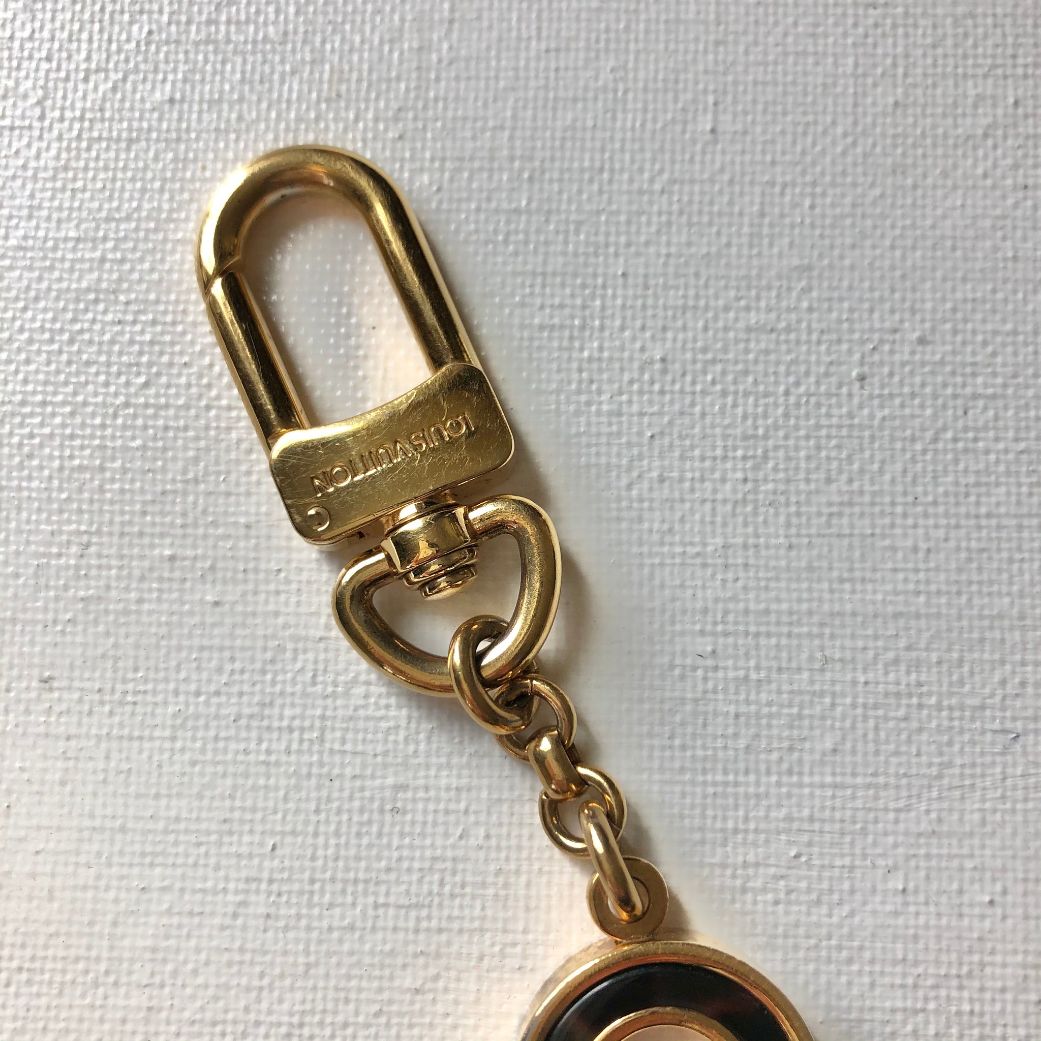 Authentic LV Tortoise Shell Padlock Purse Charm/Keychain – Beauty