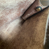 The Swan Crossbody - Vintage Monogram in Black