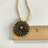 The Lotus on a Gold Filled Rope Chain