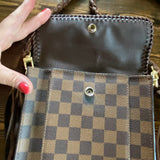 The Friar Crossbody in Damier Ebene