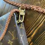 The Junco - Vintage Monogram in Whiskey Crossbody Bag