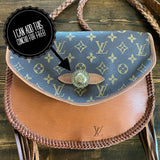 The Peacock Messenger - Vintage Monogram and Caramel Epi Combo