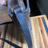 The Swift - Vintage Monogram in Chocolate Crossbody