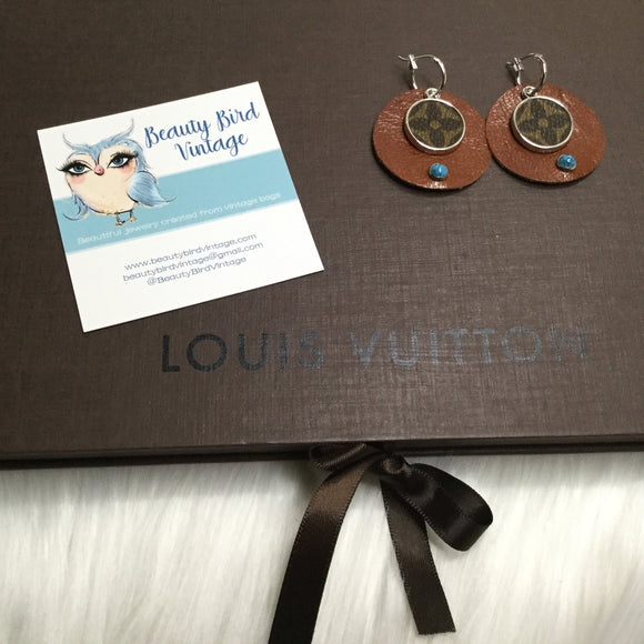 LV Upcycled Louis Vuitton Earrings – Sandbur Tack & Western Wear