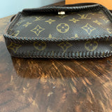 The Falcon with Sides - Monogram Crossbody in Chocolate