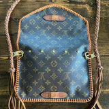 The Peacock Compact Messenger - Vintage Monogram and Caramel Epi Combo